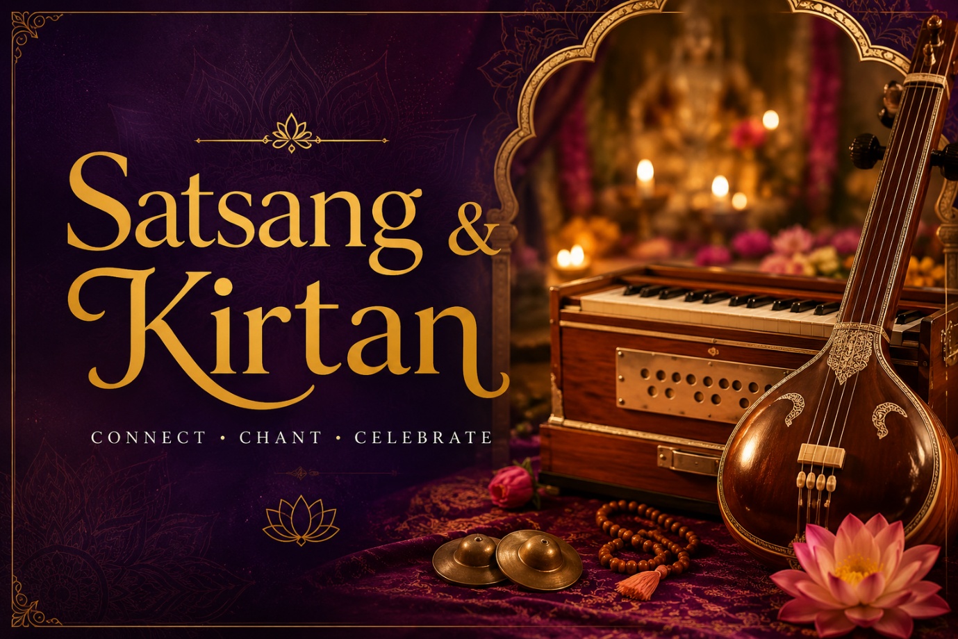 Satsang & Kirtan — Connect, Chant, Celebrate